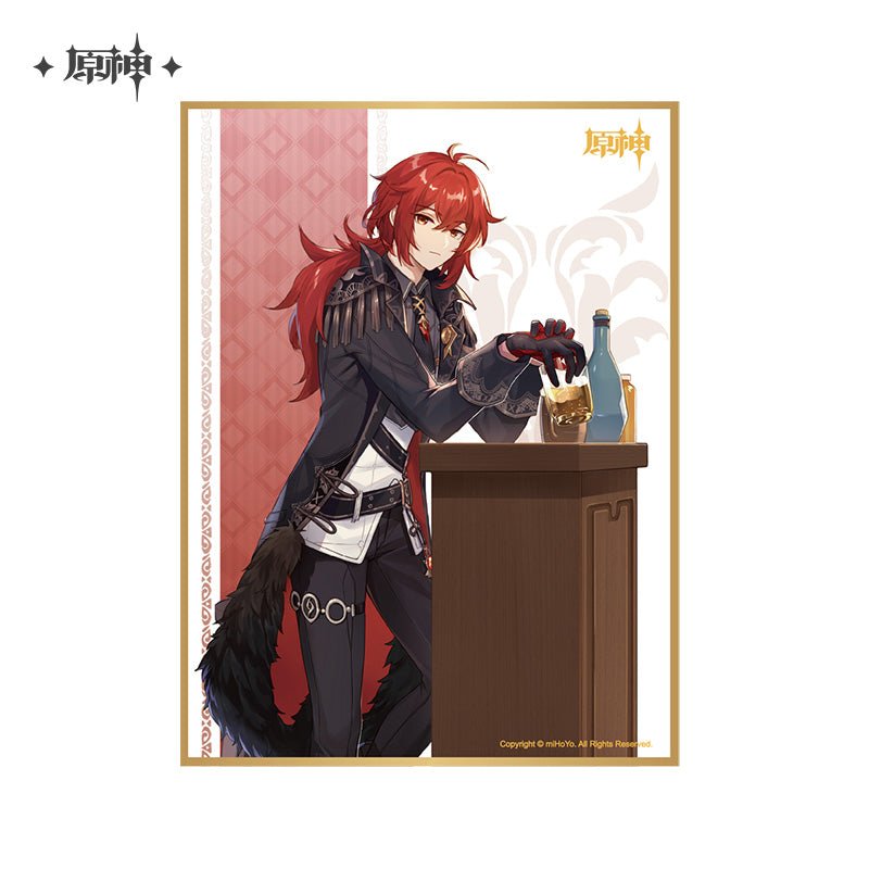 [OFFICIAL] Meeting in Tavern Series Colored Paper - Board Decorative Ornaments - Teyvat Tavern - Genshin Impact & Honkai Star Rail & 3Z Merch