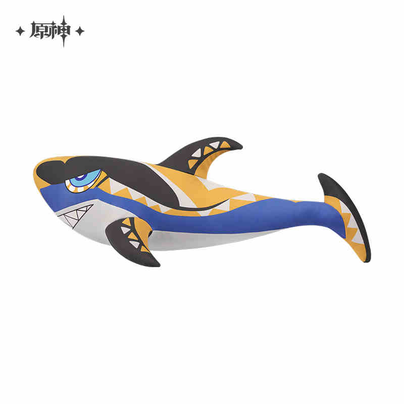 [OFFICIAL] Mualani's Sharky Surfboard Throw Pillow - Teyvat Tavern - Genshin Impact & Honkai Star Rail & 3Z Merch