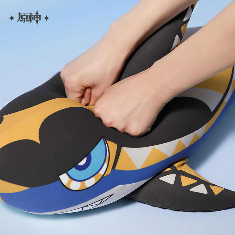 [OFFICIAL] Mualani's Sharky Surfboard Throw Pillow - Teyvat Tavern - Genshin Impact & Honkai Star Rail & 3Z Merch