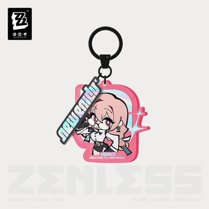 [OFFICIAL] New Eridu Series Chibi Acrylic Keychain - HSOS6 - Teyvat Tavern - Genshin Impact & Honkai Star Rail & 3Z Merch