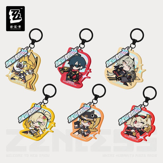 [OFFICIAL] New Eridu Series Chibi Acrylic Keychain - Sons of Calydon - Teyvat Tavern - Genshin Impact & Honkai Star Rail & 3Z Merch