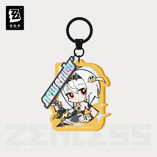 [OFFICIAL] New Eridu Series Chibi Acrylic Keychain - Unknown Faction - Teyvat Tavern - Genshin Impact & Honkai Star Rail & 3Z Merch
