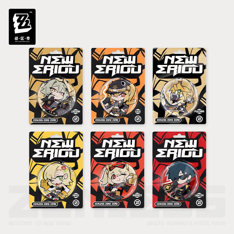 [OFFICIAL] New Eridu Series Chibi Badge - Sons of Calydon - Teyvat Tavern - Genshin Impact & Honkai Star Rail & 3Z Merch