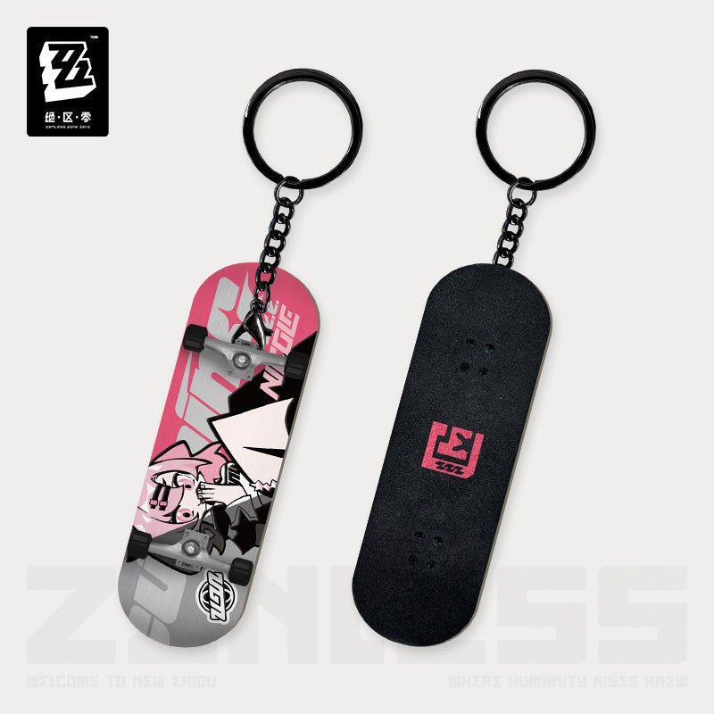 指キーホルダー ZZZ 新エリドゥシリーズ ちび指先スケートボードキーチェーン