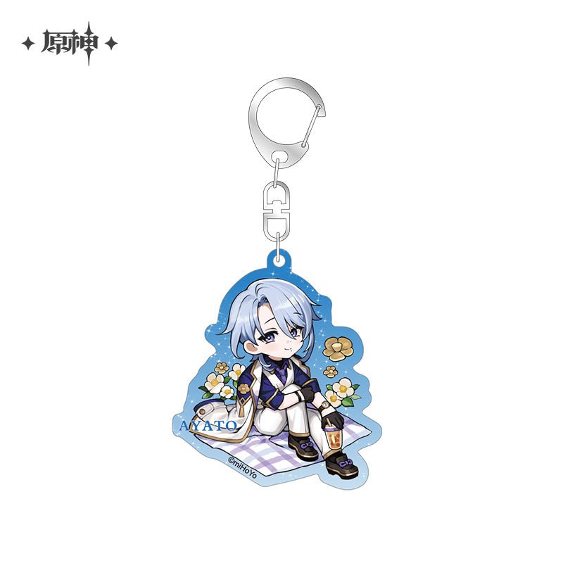 [OFFICIAL] Outing Party Theme Cute Character Badge and Keychain - Teyvat Tavern - Genshin Impact & Honkai Star Rail & 3Z Merch