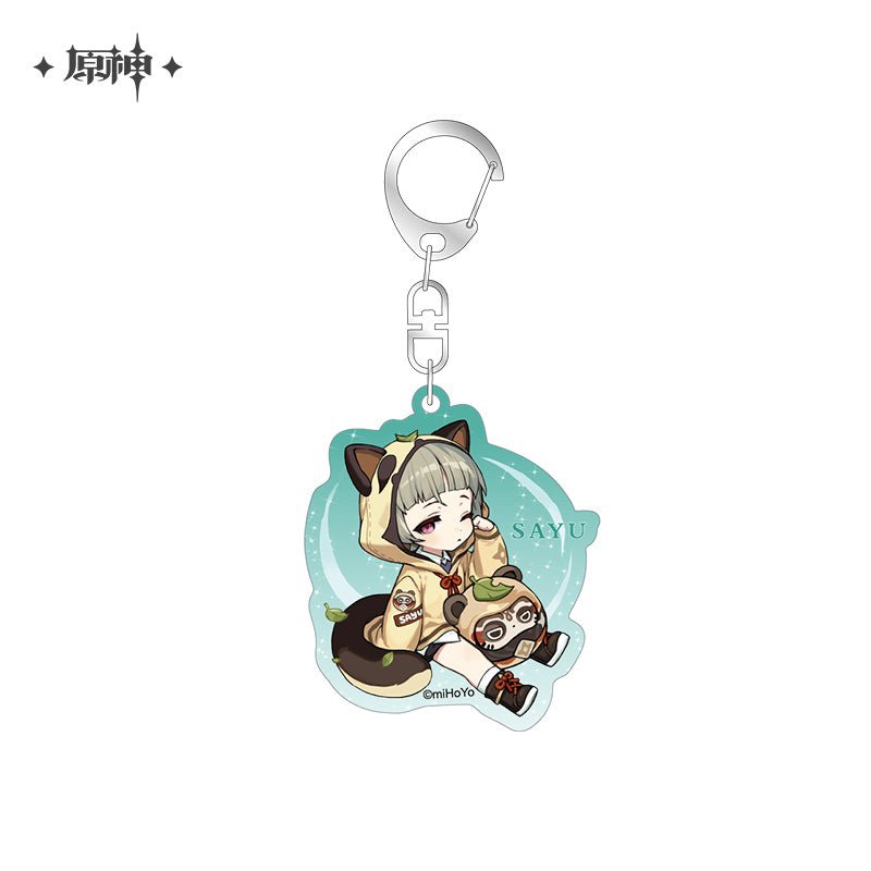 [OFFICIAL] Outing Party Theme Cute Character Badge and Keychain - Teyvat Tavern - Genshin Impact & Honkai Star Rail & 3Z Merch