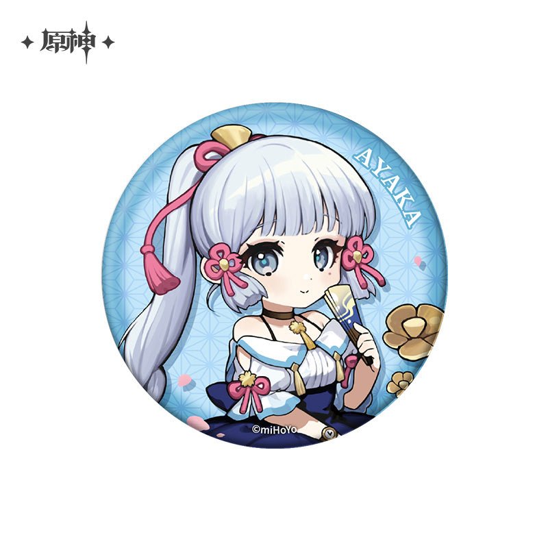 [OFFICIAL] Outing Party Theme Cute Character Badge and Keychain - Teyvat Tavern - Genshin Impact & Honkai Star Rail & 3Z Merch