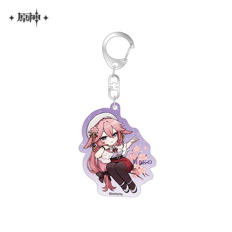 [OFFICIAL] Outing Party Theme Cute Character Badge and Keychain - Teyvat Tavern - Genshin Impact & Honkai Star Rail & 3Z Merch