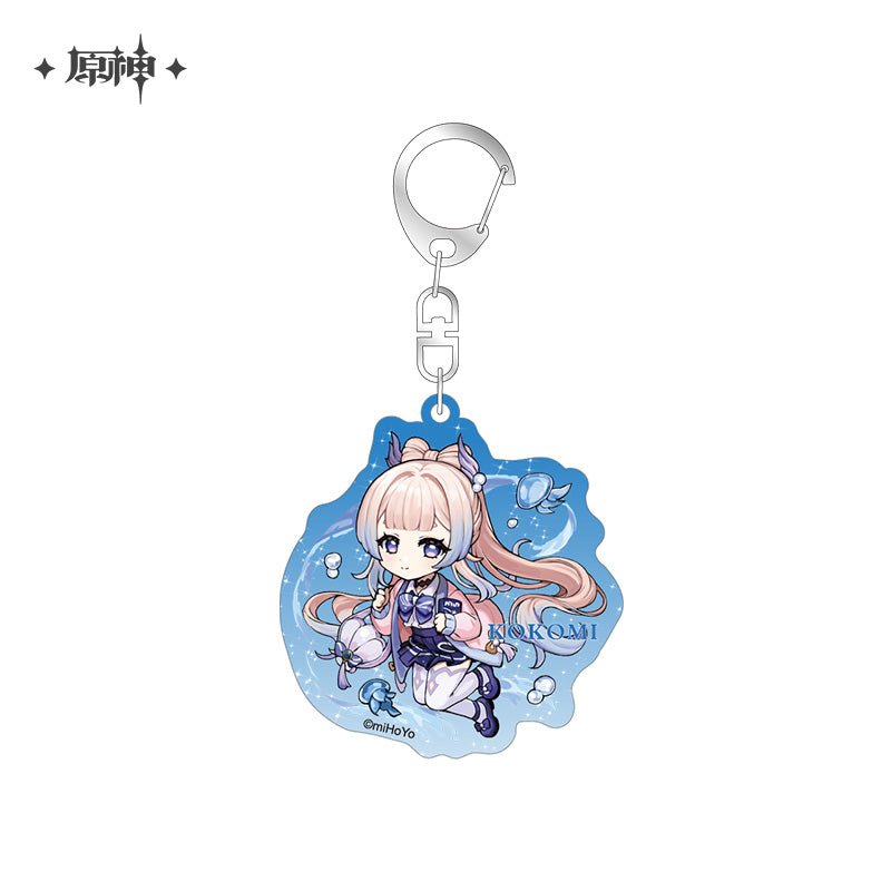 [OFFICIAL] Outing Party Theme Cute Character Badge and Keychain - Teyvat Tavern - Genshin Impact & Honkai Star Rail & 3Z Merch