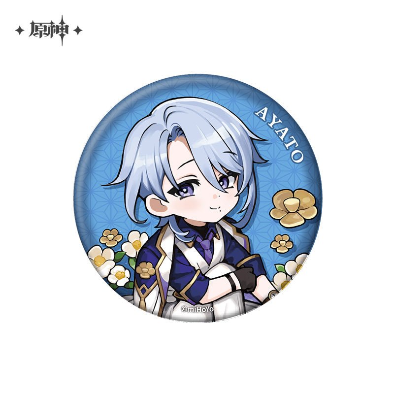 [OFFICIAL] Outing Party Theme Cute Character Badge and Keychain - Teyvat Tavern - Genshin Impact & Honkai Star Rail & 3Z Merch
