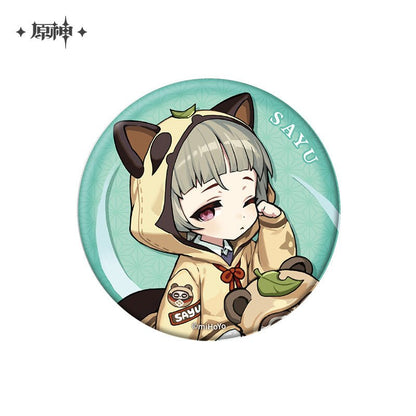 [OFFICIAL] Outing Party Theme Cute Character Badge and Keychain - Teyvat Tavern - Genshin Impact & Honkai Star Rail & 3Z Merch