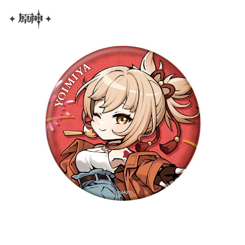 [OFFICIAL] Outing Party Theme Cute Character Badge and Keychain - Teyvat Tavern - Genshin Impact & Honkai Star Rail & 3Z Merch