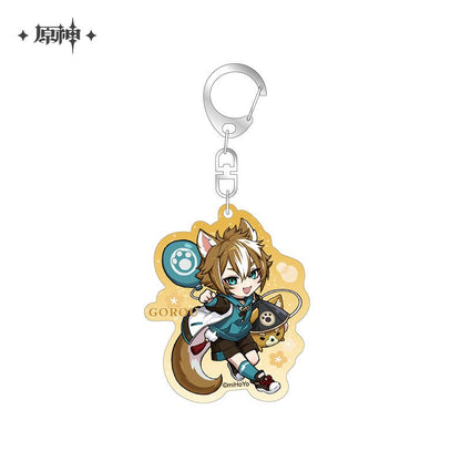[OFFICIAL] Outing Party Theme Cute Character Badge and Keychain - Teyvat Tavern - Genshin Impact & Honkai Star Rail & 3Z Merch