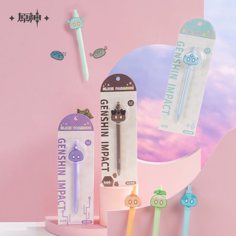 [OFFICIAL] Slime Theme Gel Ink Pen - Teyvat Tavern - Genshin Impact & Honkai Star Rail & 3Z Merch