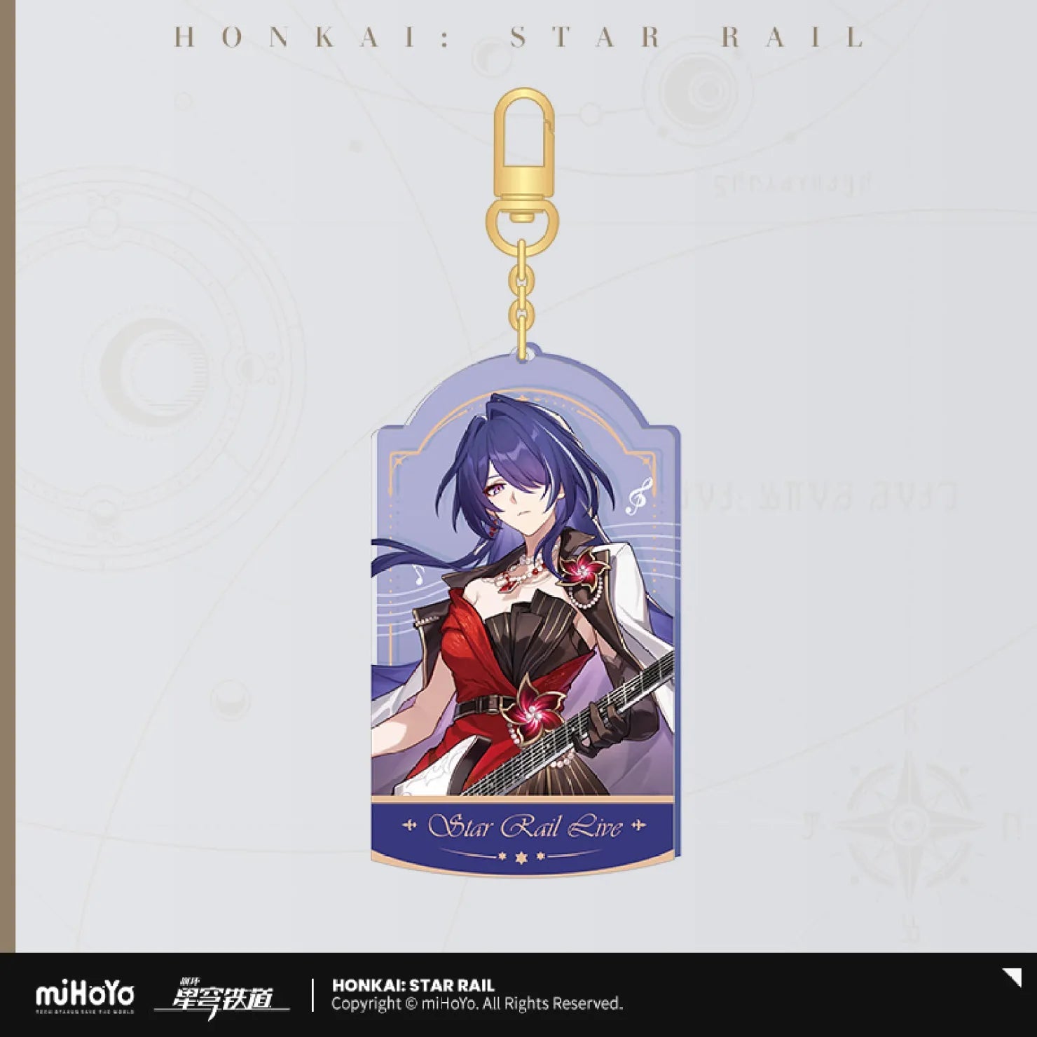 [OFFICIAL] Star Rail LIVE Series Acrylic Keychain - Teyvat Tavern - Genshin Impact & Honkai Star Rail & 3Z Merch