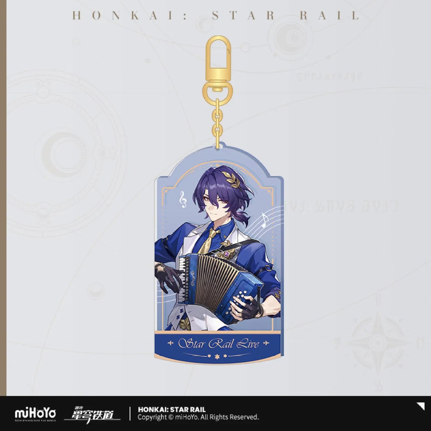 [OFFICIAL] Star Rail LIVE Series Acrylic Keychain - Teyvat Tavern - Genshin Impact & Honkai Star Rail & 3Z Merch