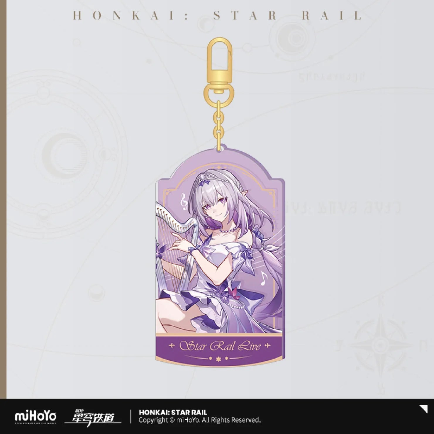 [OFFICIAL] Star Rail LIVE Series Acrylic Keychain - Teyvat Tavern - Genshin Impact & Honkai Star Rail & 3Z Merch