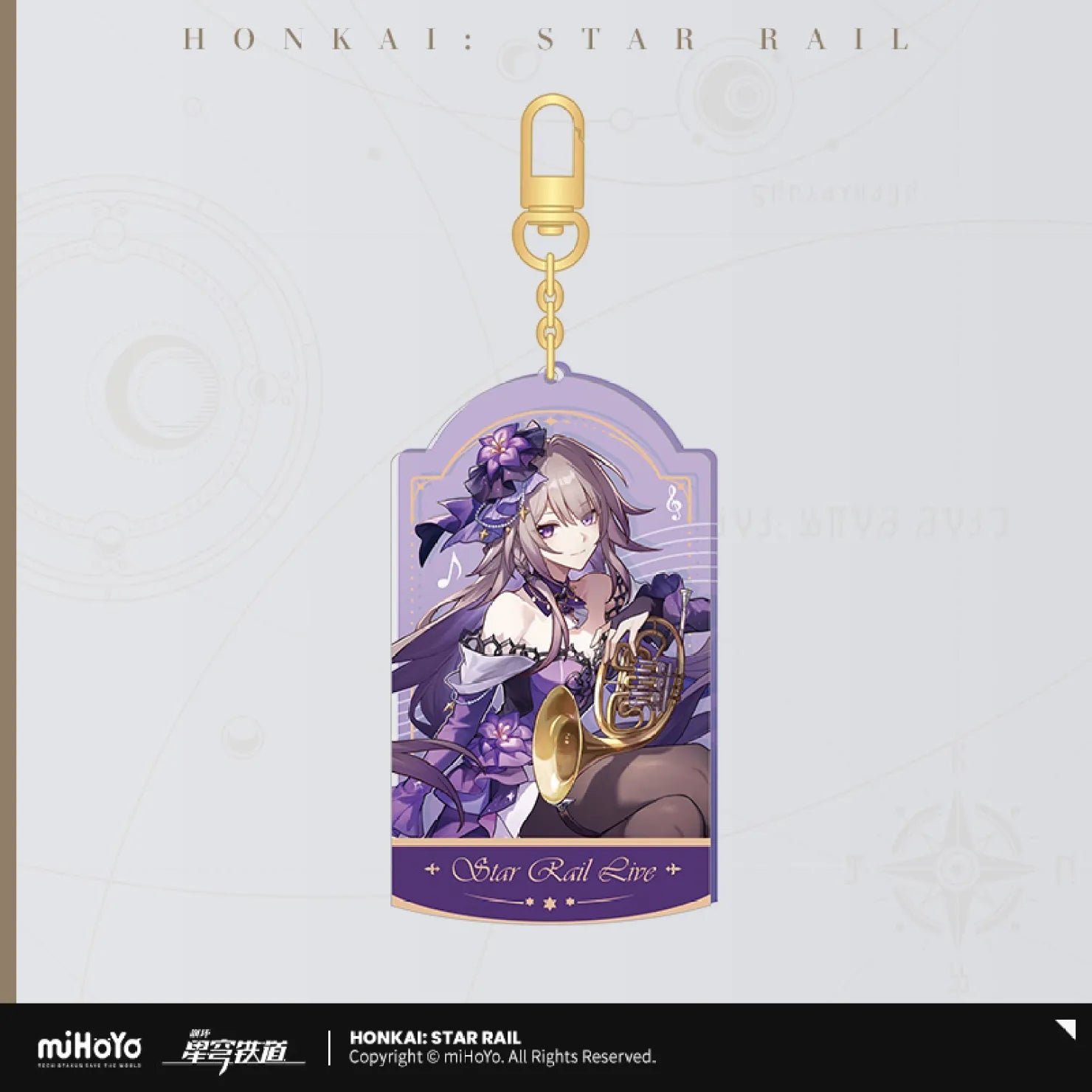 [OFFICIAL] Star Rail LIVE Series Acrylic Keychain - Teyvat Tavern - Genshin Impact & Honkai Star Rail & 3Z Merch