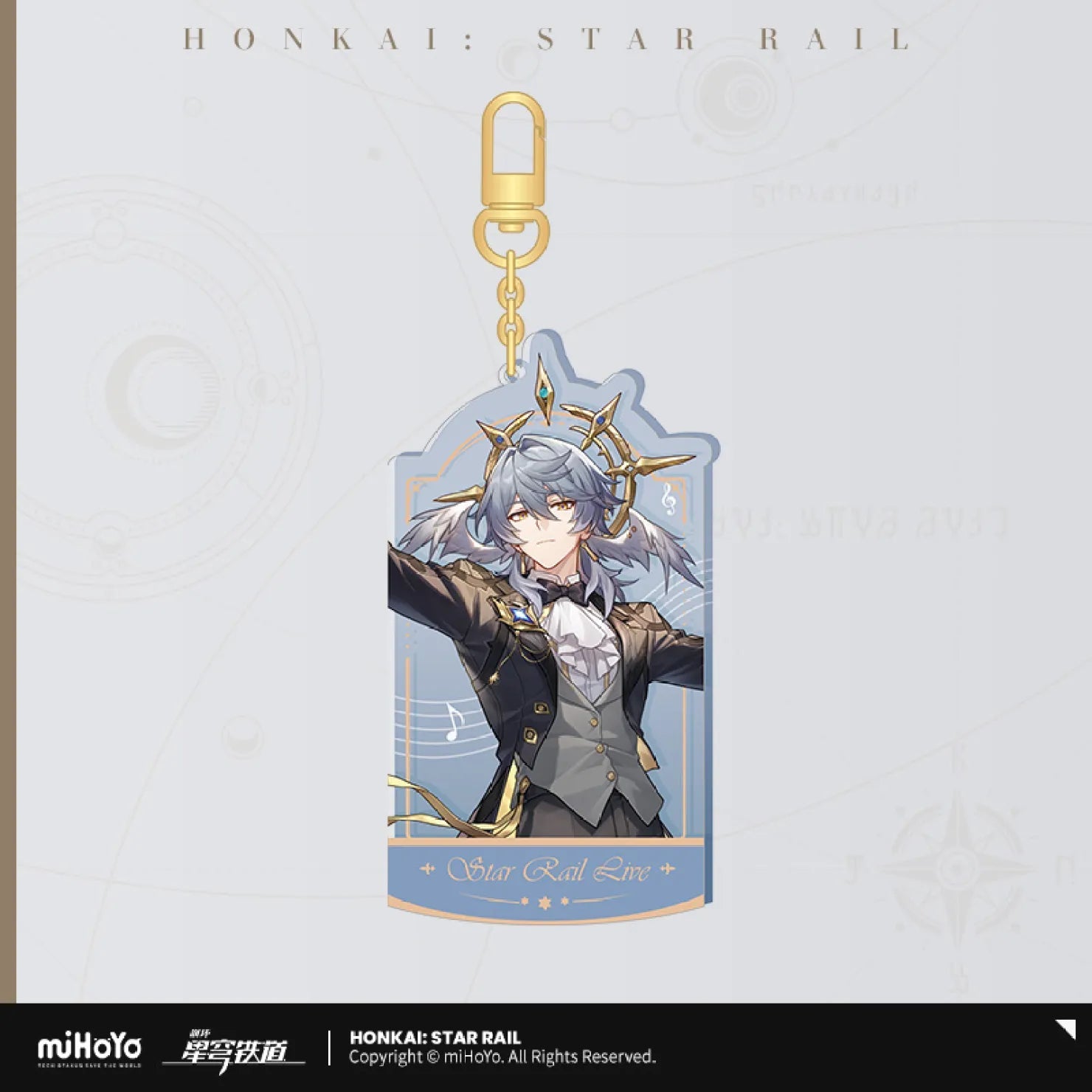 [OFFICIAL] Star Rail LIVE Series Acrylic Keychain - Teyvat Tavern - Genshin Impact & Honkai Star Rail & 3Z Merch