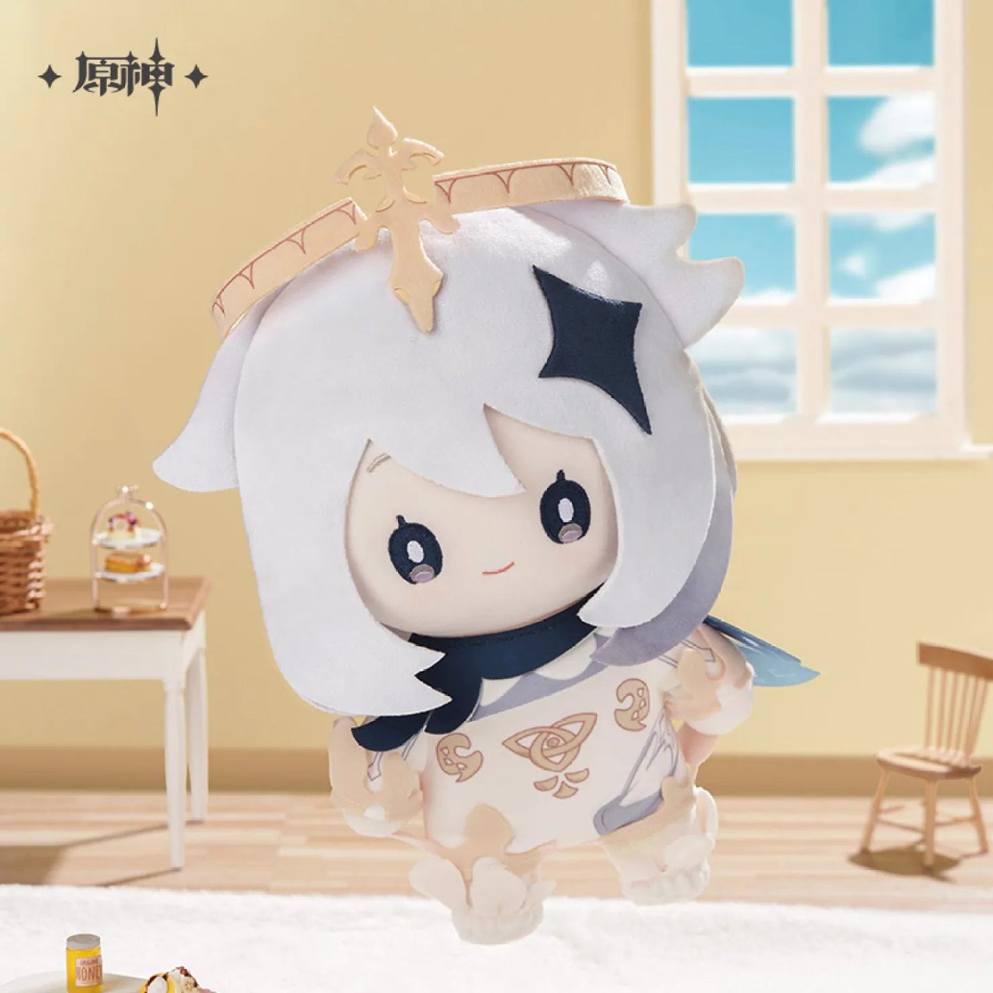 [OFFICIAL] The Best Travel Companion Paimon Chibi Plush Toy - Teyvat Tavern - Genshin Impact & Honkai Star Rail & 3Z Merch