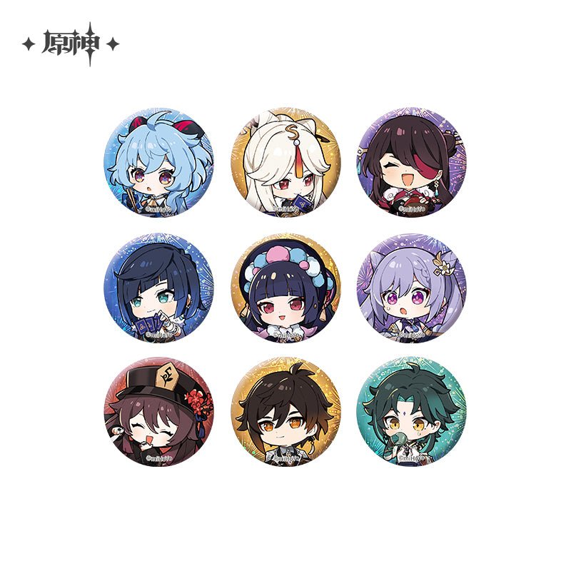 [OFFICIAL] The Exquisite Night Chimes Series Cute Version Badge and Stand Figure - Teyvat Tavern - Genshin Impact & Honkai Star Rail & 3Z Merch