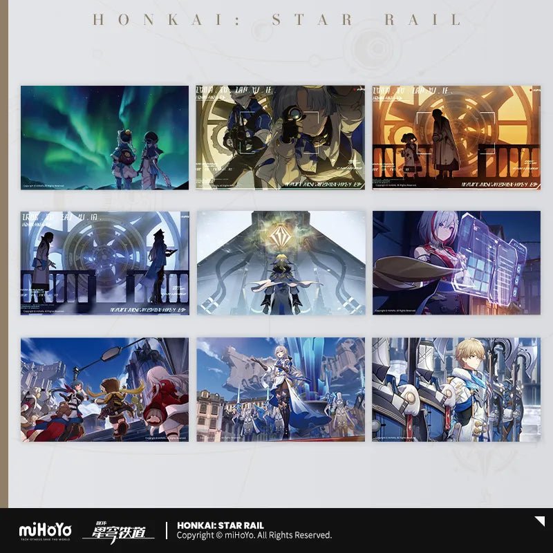 [OFFICIAL] The Memories of Walking with You Series Postcard Collection (34Pcs) - Teyvat Tavern - Genshin Impact & Honkai Star Rail & 3Z Merch