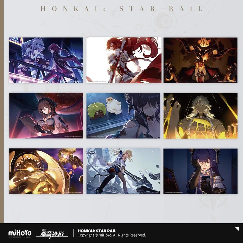 [OFFICIAL] The Memories of Walking with You Series Postcard Collection (34Pcs) - Teyvat Tavern - Genshin Impact & Honkai Star Rail & 3Z Merch