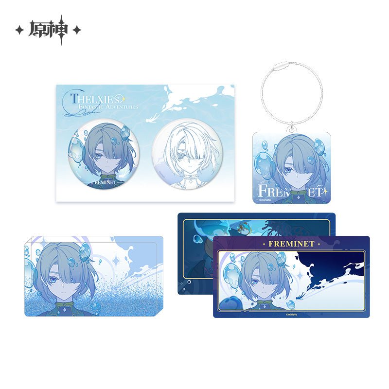 [OFFICIAL] Thelxie's Fantastic Adventures Series Freminet Badge / Pendant / Ornaments / Collection Card - Teyvat Tavern - Genshin Impact & Honkai Star Rail & 3Z Merch
