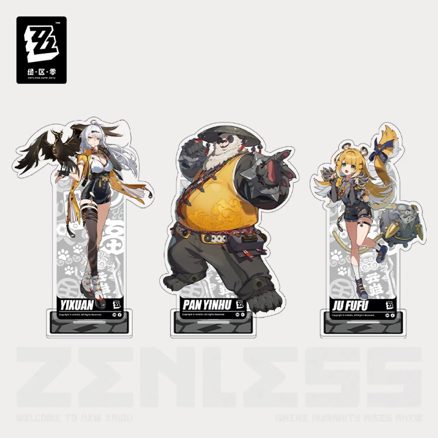 [OFFICIAL] Zenless Zone Zero Acrylic Stand Figure - Yunkui Summit - Teyvat Tavern - Genshin Impact & Honkai Star Rail & 3Z Merch