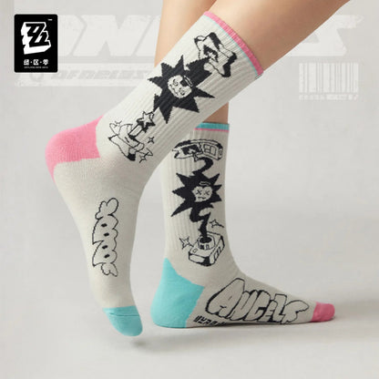 [OFFICIAL] Zenless Zone Zero Angels of Delusion Series Socks Set (3 Pack) - Teyvat Tavern - Genshin Impact & Honkai Star Rail & 3Z Merch