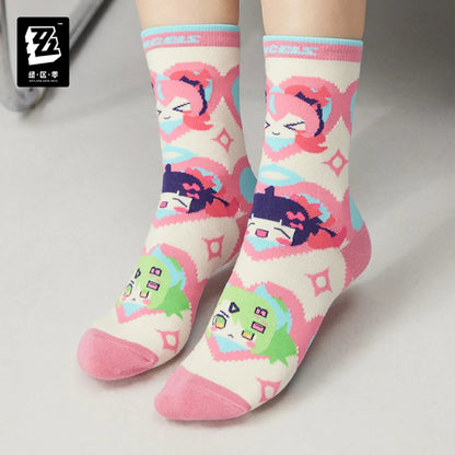 [OFFICIAL] Zenless Zone Zero Angels of Delusion Series Socks Set (3 Pack) - Teyvat Tavern - Genshin Impact & Honkai Star Rail & 3Z Merch