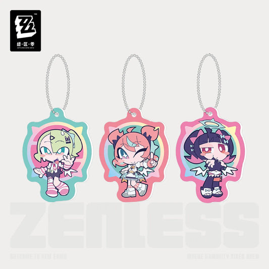 [OFFICIAL] Zenless Zone Zero Angels of Delusion Sugar Rush Series Chibi Acrylic Keychain - Teyvat Tavern - Genshin Impact & Honkai Star Rail & 3Z Merch