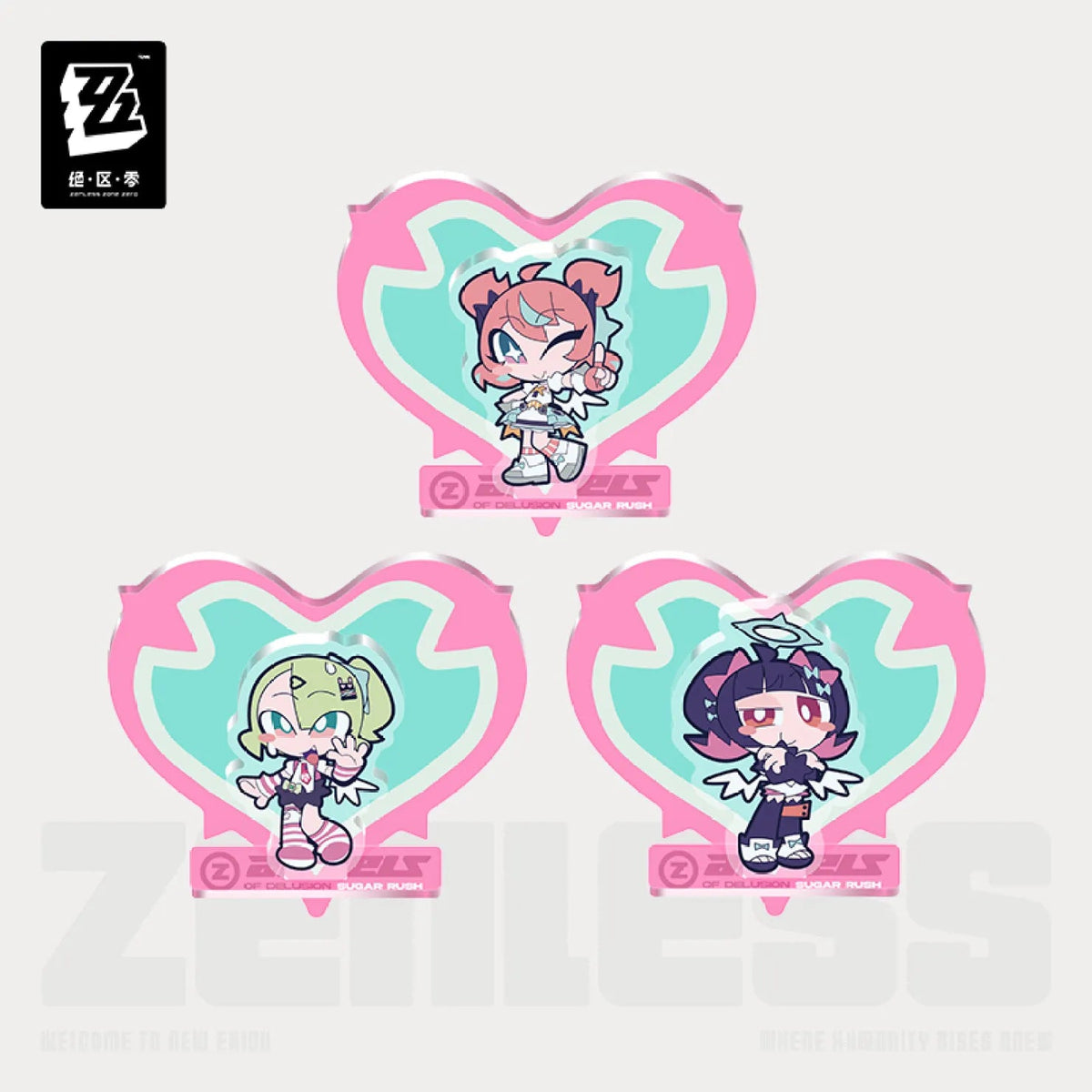 [OFFICIAL] Zenless Zone Zero Angels of Delusion Sugar Rush Series Chibi Fridge Magnet - Teyvat Tavern - Genshin Impact & Honkai Star Rail & 3Z Merch