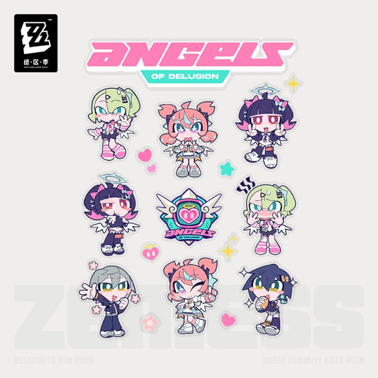 [OFFICIAL] Zenless Zone Zero Angels of Delusion Sugar Rush Series Chibi Stickers - Teyvat Tavern - Genshin Impact & Honkai Star Rail & 3Z Merch