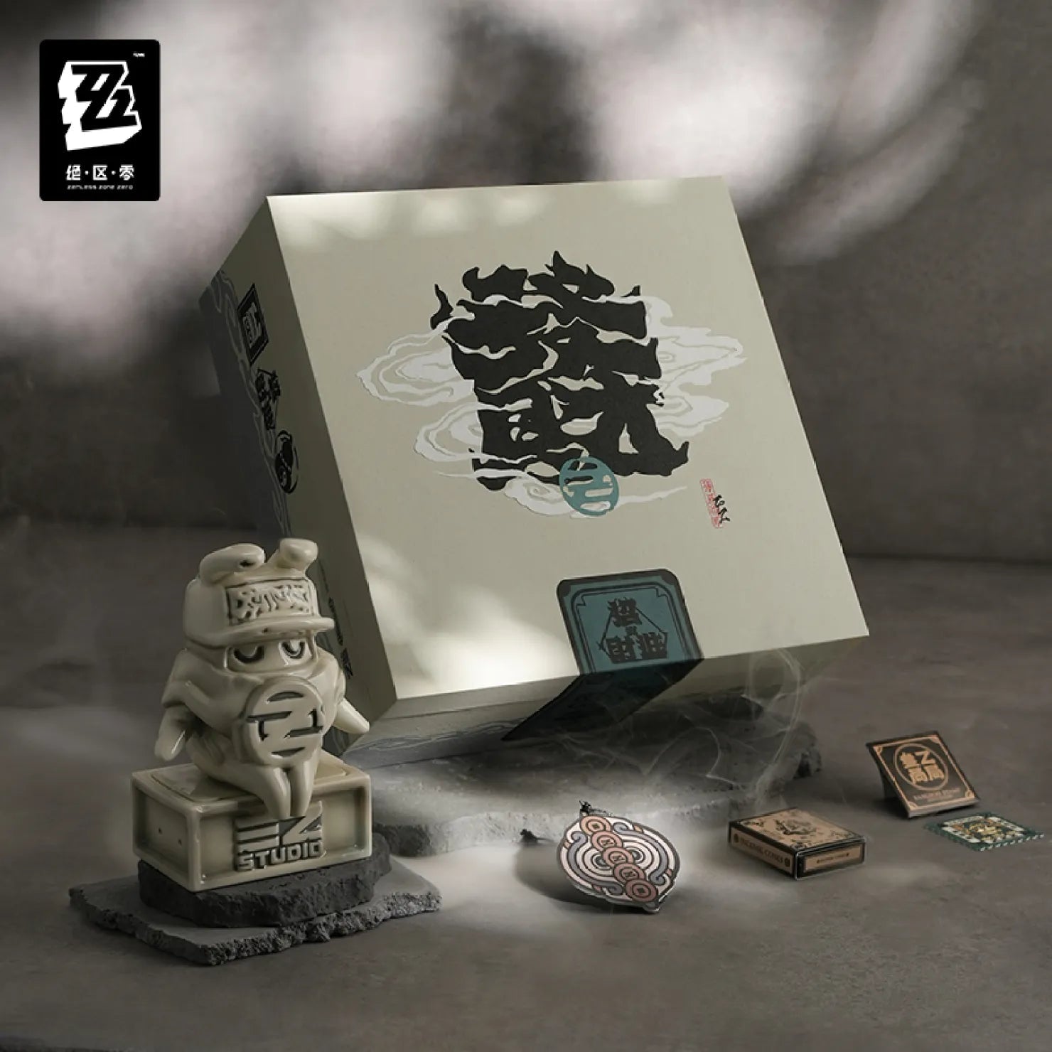 [OFFICIAL] Zenless Zone Zero "Be Rich" Bangboo Ceramic Incense Burner Gift Box - Teyvat Tavern - Genshin Impact & Honkai Star Rail & 3Z Merch