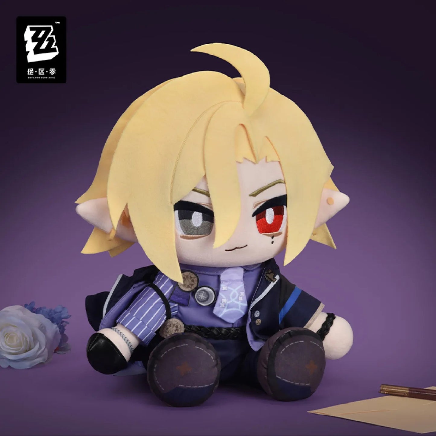 [OFFICIAL] Zenless Zone Zero Biggie Agents 35cm Sitting Plush Doll - Mockingbird Hugo - Teyvat Tavern - Genshin Impact & Honkai Star Rail & 3Z Merch