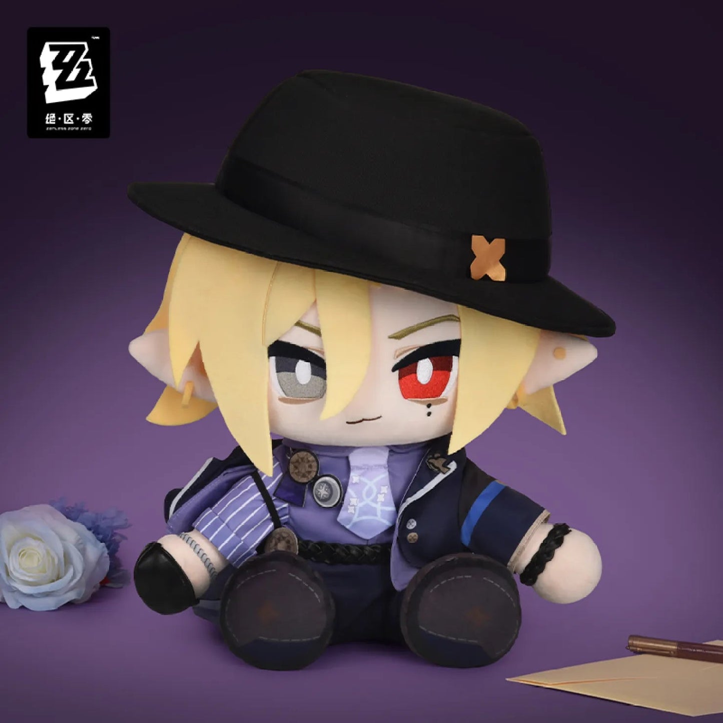 [OFFICIAL] Zenless Zone Zero Biggie Agents 35cm Sitting Plush Doll - Mockingbird Hugo - Teyvat Tavern - Genshin Impact & Honkai Star Rail & 3Z Merch