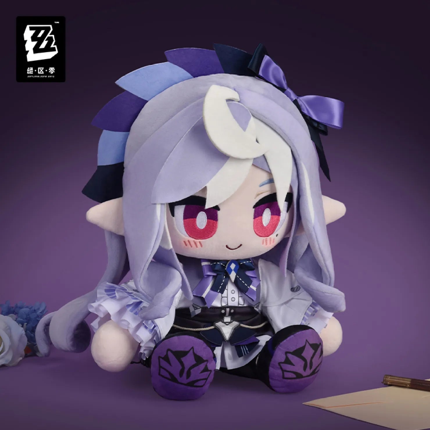 [OFFICIAL] Zenless Zone Zero Biggie Agents 35cm Sitting Plush Doll - Mockingbird Vivian - Teyvat Tavern - Genshin Impact & Honkai Star Rail & 3Z Merch