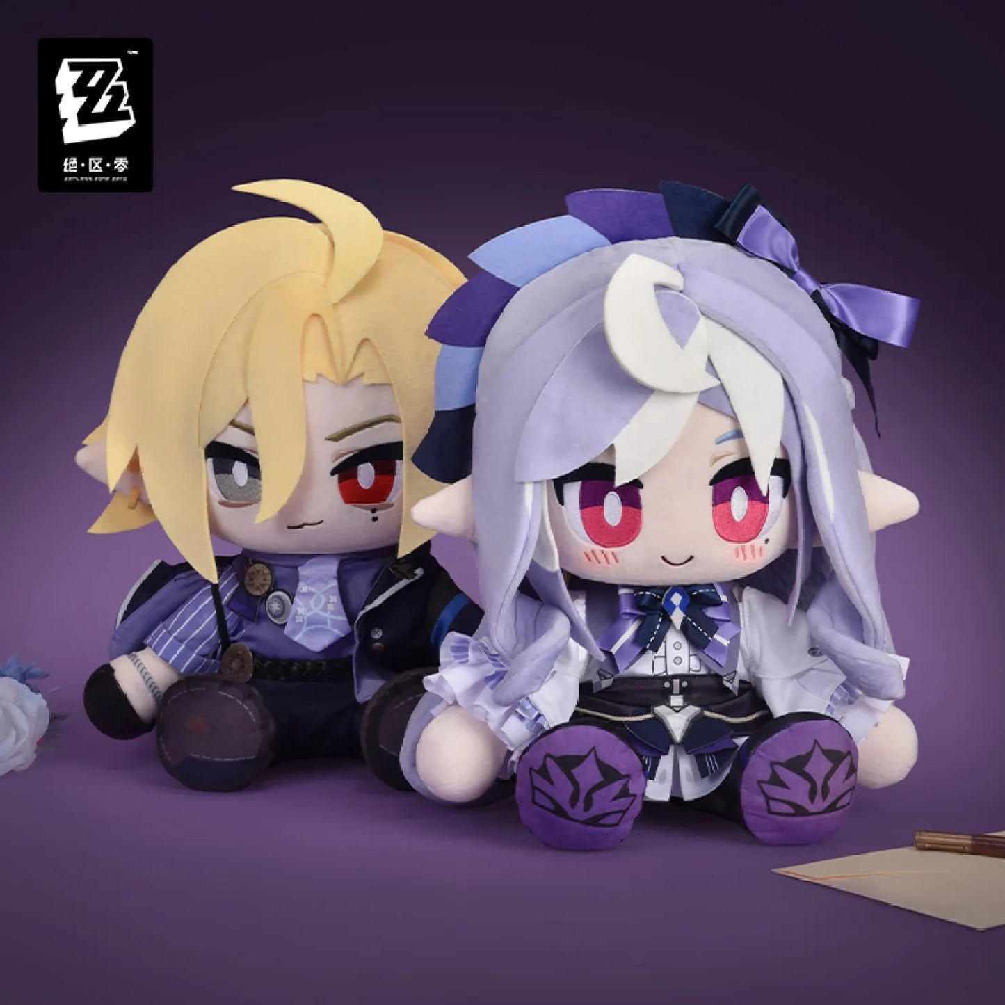 [OFFICIAL] Zenless Zone Zero Biggie Agents 35cm Sitting Plush Doll - Mockingbird Vivian - Teyvat Tavern - Genshin Impact & Honkai Star Rail & 3Z Merch