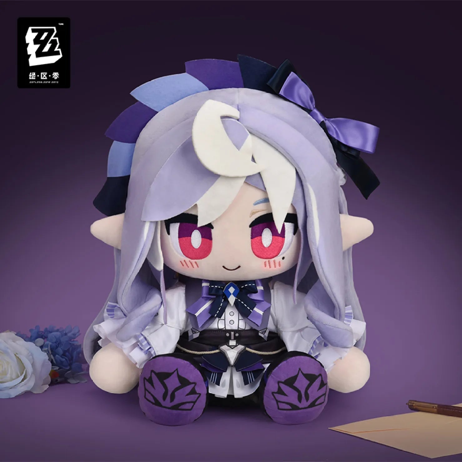 [OFFICIAL] Zenless Zone Zero Biggie Agents 35cm Sitting Plush Doll - Mockingbird Vivian - Teyvat Tavern - Genshin Impact & Honkai Star Rail & 3Z Merch