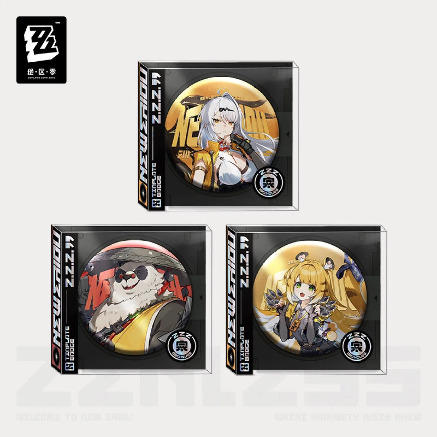 [OFFICIAL] Zenless Zone Zero Character Badge - Yunkui Summit - Teyvat Tavern - Genshin Impact & Honkai Star Rail & 3Z Merch