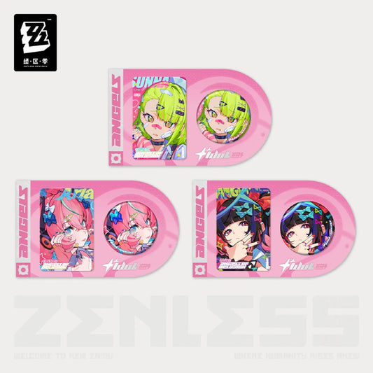 [OFFICIAL] Zenless Zone Zero Delusion Dreams Series Badge Collection Card Set - Teyvat Tavern - Genshin Impact & Honkai Star Rail & 3Z Merch