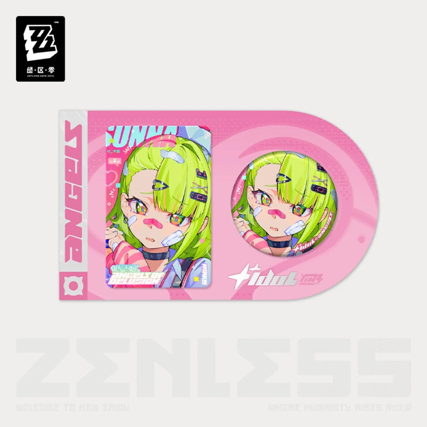 [OFFICIAL] Zenless Zone Zero Delusion Dreams Series Badge Collection Card Set - Teyvat Tavern - Genshin Impact & Honkai Star Rail & 3Z Merch