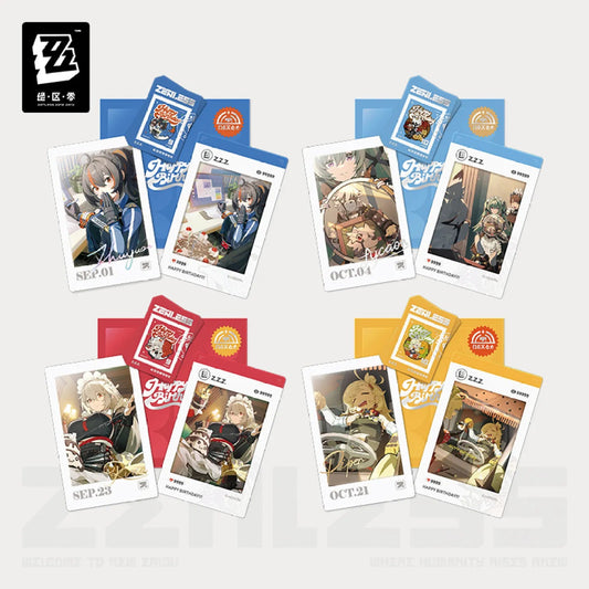 [OFFICIAL] Zenless Zone Zero HB2U Series Happy Birthday Cards Set Vol.1 - Teyvat Tavern - Genshin Impact & Honkai Star Rail & 3Z Merch