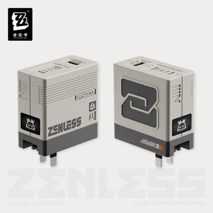 [OFFICIAL] Zenless Zone Zero Pro 140W GaN Triple - Port Fast Charging Adapter - Teyvat Tavern - Genshin Impact & Honkai Star Rail & 3Z Merch