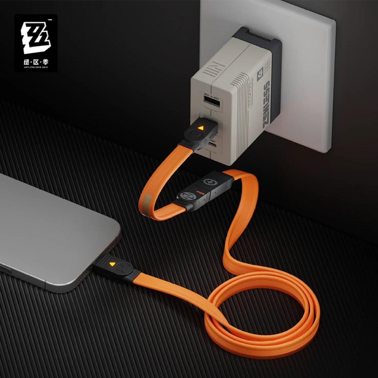 [OFFICIAL] Zenless Zone Zero Pro 240W Modular Fast Charging Cable - Teyvat Tavern - Genshin Impact & Honkai Star Rail & 3Z Merch