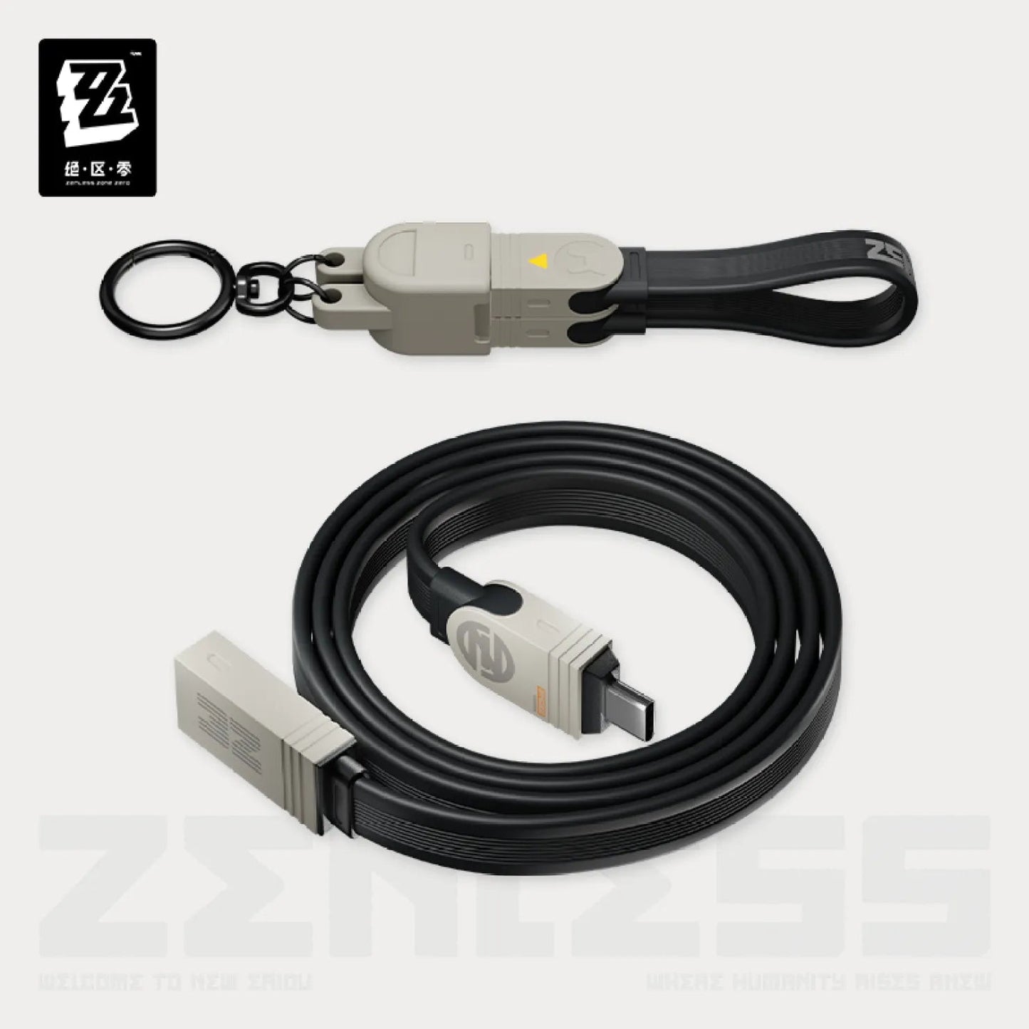 [OFFICIAL] Zenless Zone Zero Pro 240W Modular Fast Charging Cable - Teyvat Tavern - Genshin Impact & Honkai Star Rail & 3Z Merch