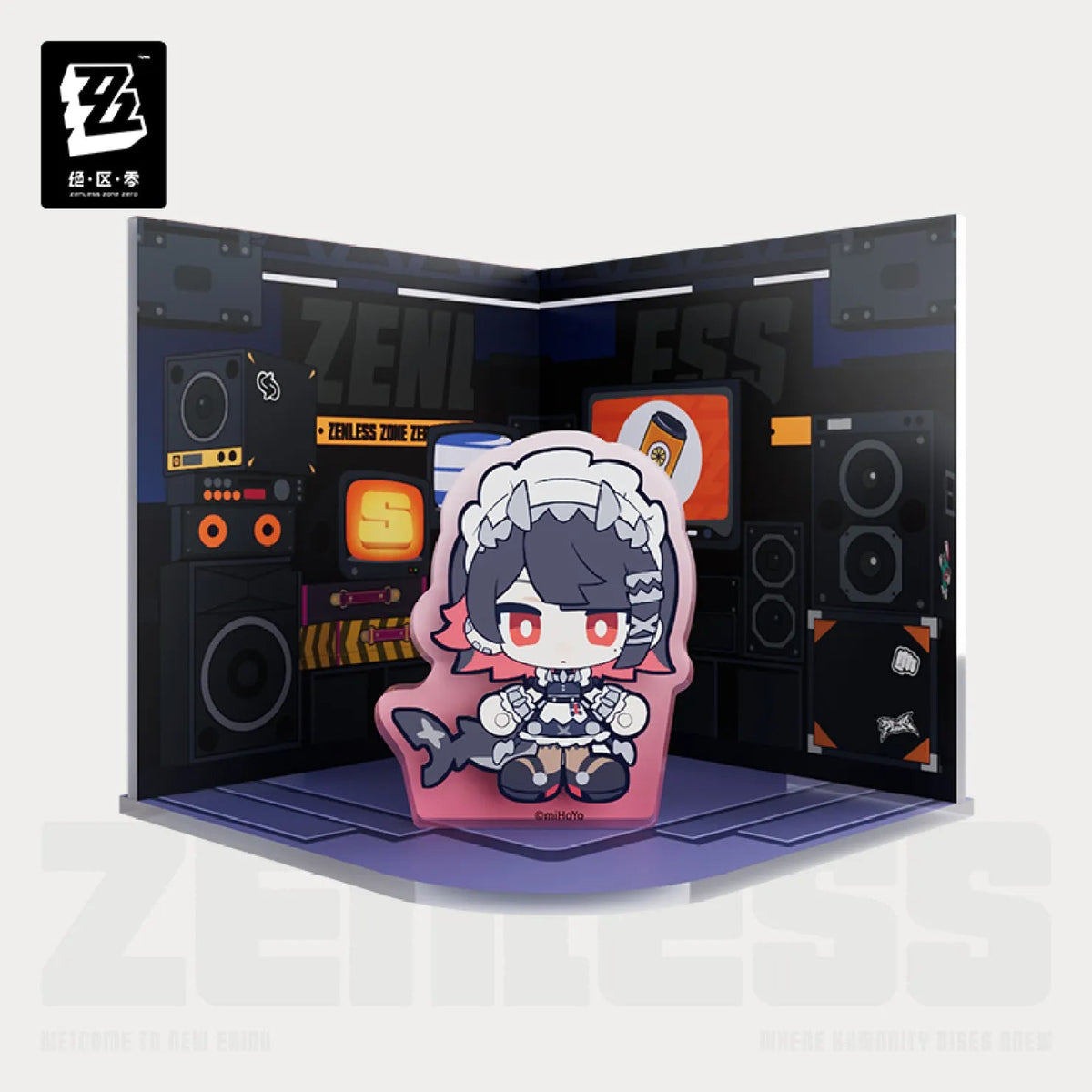 [OFFICIAL] Zenless Zone Zero Tiny Agents Series Acrylic Stand Figure / Scene Stand - Teyvat Tavern - Genshin Impact & Honkai Star Rail & 3Z Merch