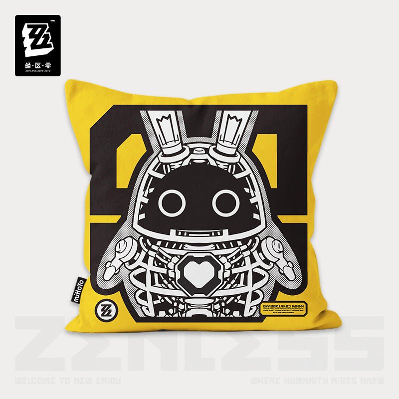 [OFFICIAL] Zenless Zone Zero Tuning Series Bangboo Square Throw Pillow - Teyvat Tavern - Genshin Impact & Honkai Star Rail & 3Z Merch
