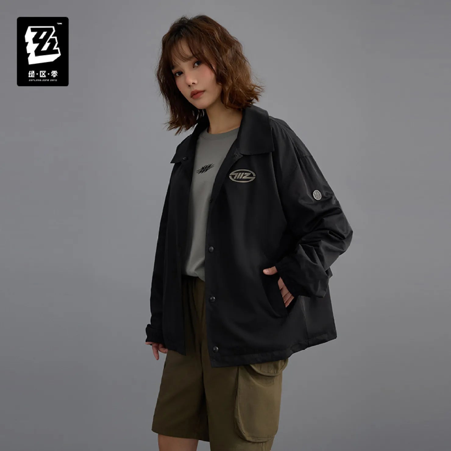 ZZZ STUDIO 2025 SS Collection Coach Jacket ZZZ STUDIO 2025 SS Collection Coach Jacket